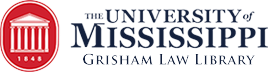 University of Mississippi Grisham Law Library Logo